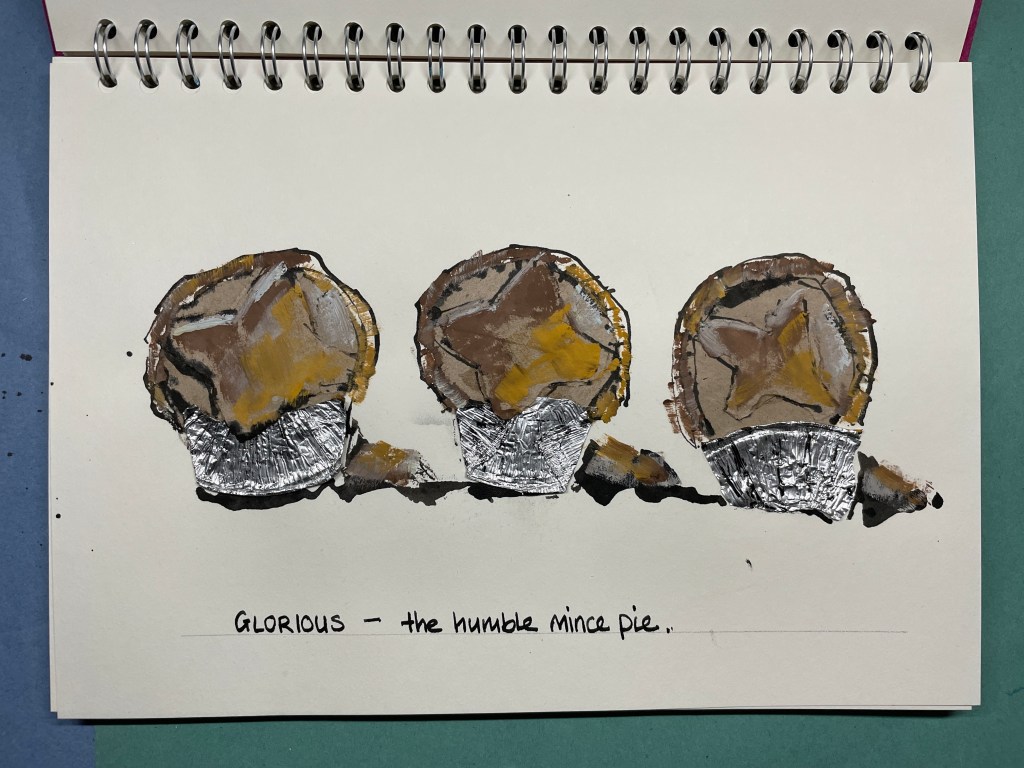 mince pie collage image