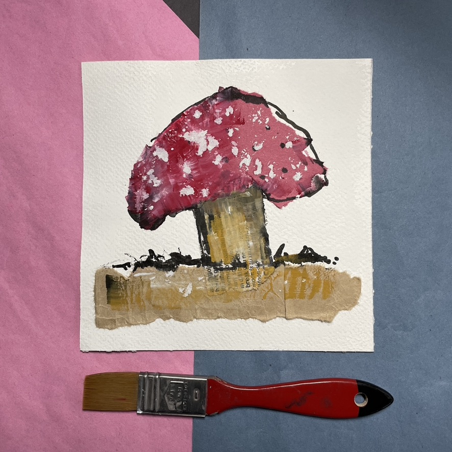 Toadstool collage image