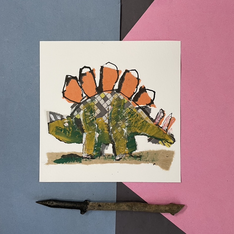 dinosaur collage image