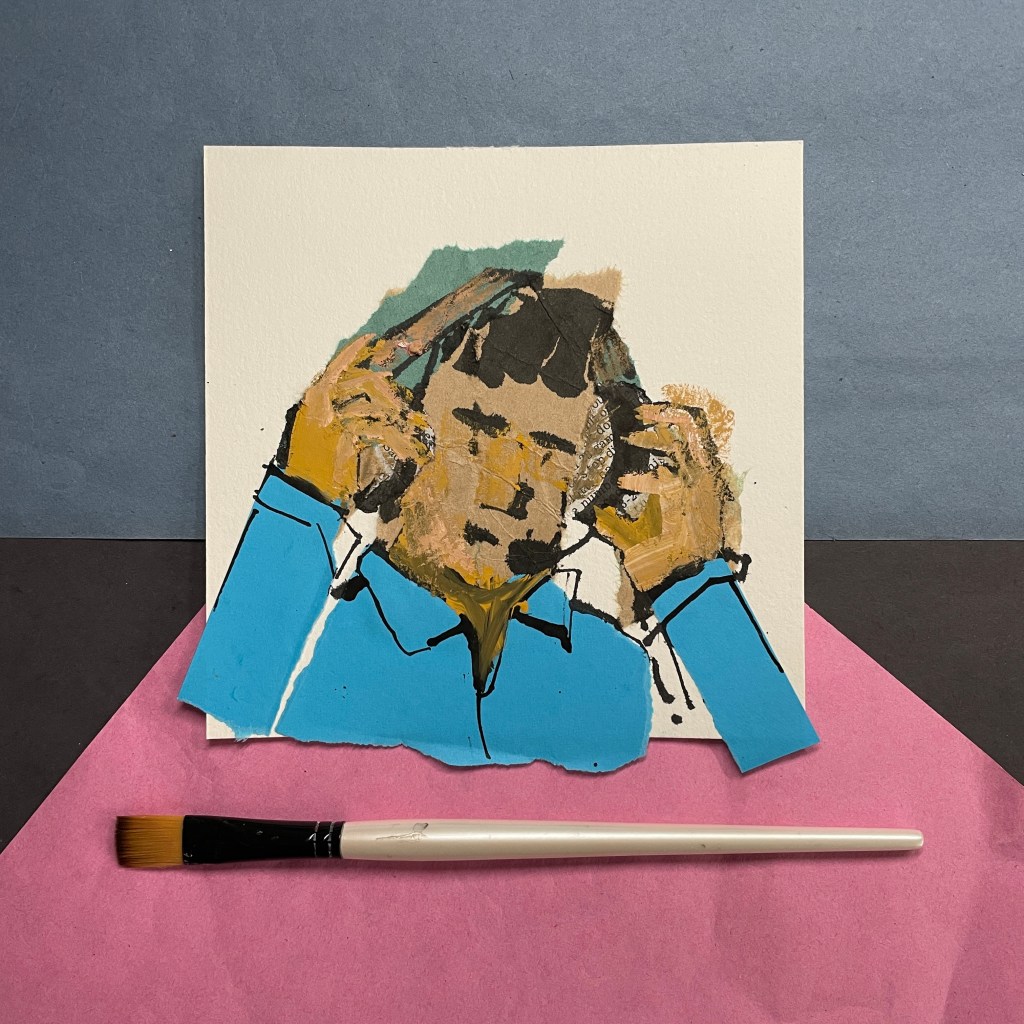 man wearing headphones image