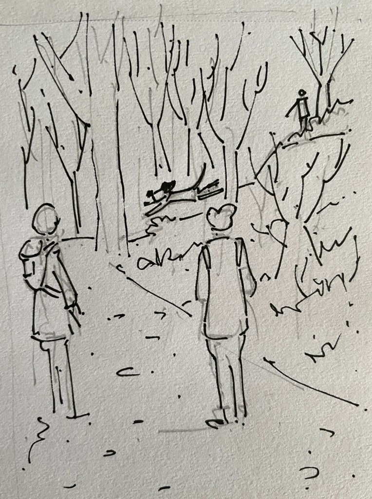 Ambarrow Hill Sketch