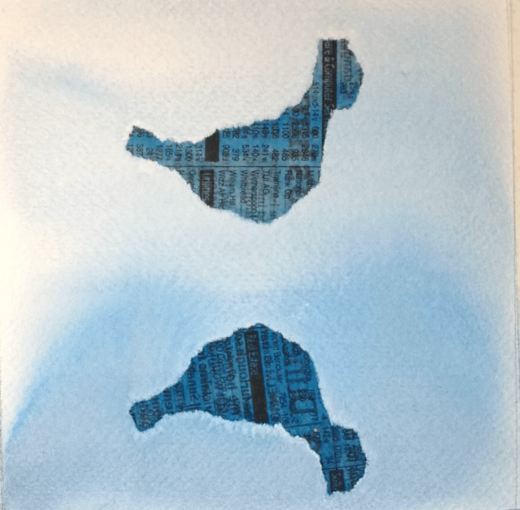 torn newspaper image